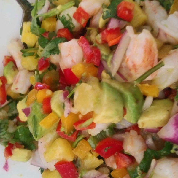 Shrimp and Pineapple Ceviche