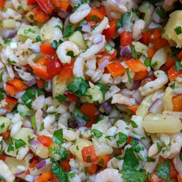 Shrimp and Pineapple Ceviche