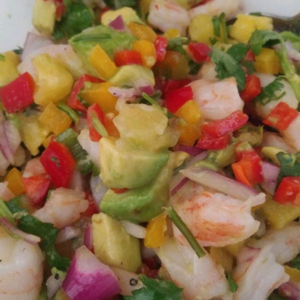 Shrimp and Pineapple Ceviche