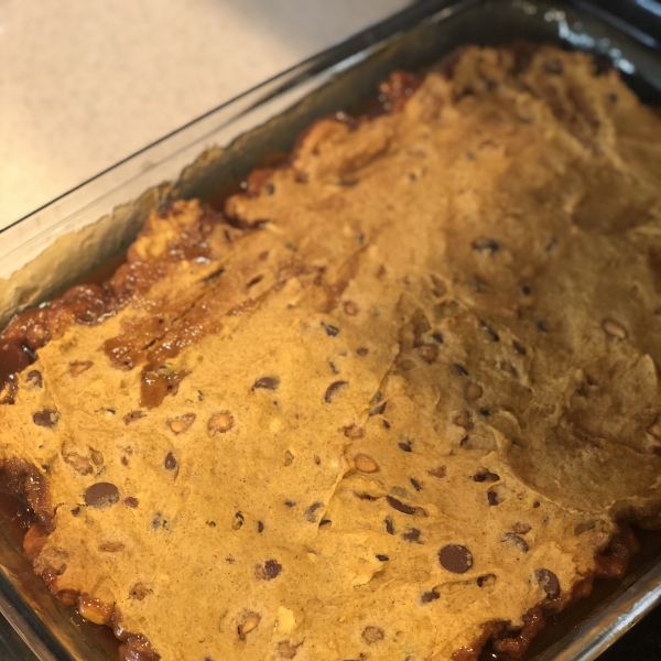 Caramel-Pumpkin Blondies