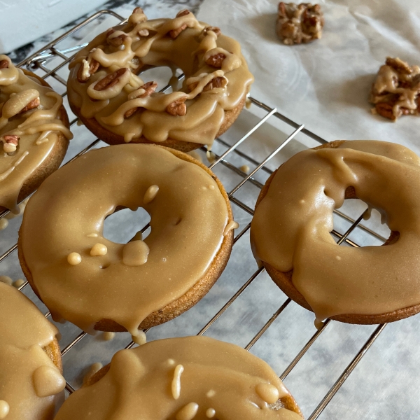 Baked Buttermilk Pumpkin Doughnuts