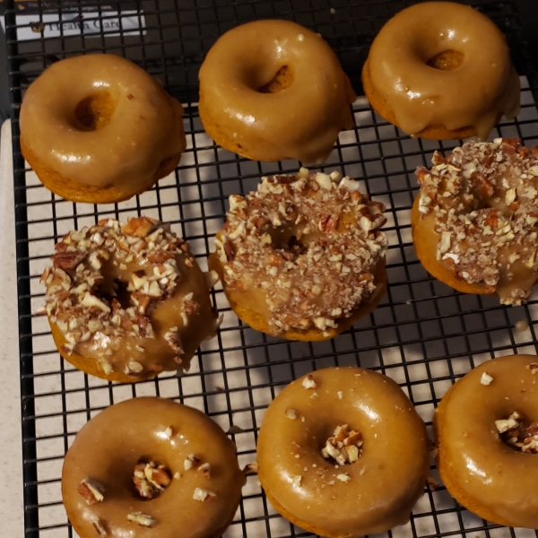 Baked Buttermilk Pumpkin Doughnuts