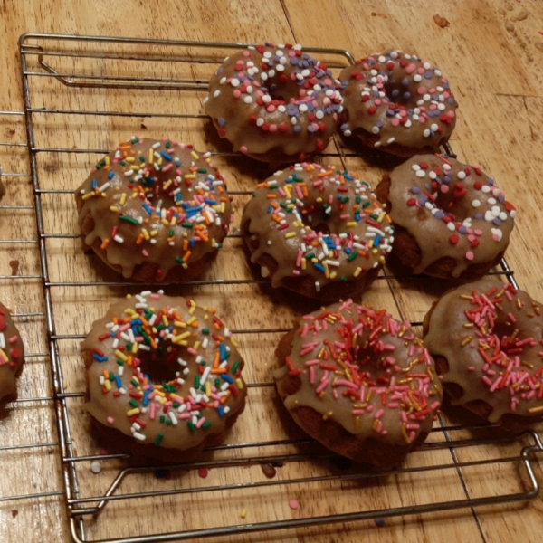 Baked Buttermilk Pumpkin Doughnuts