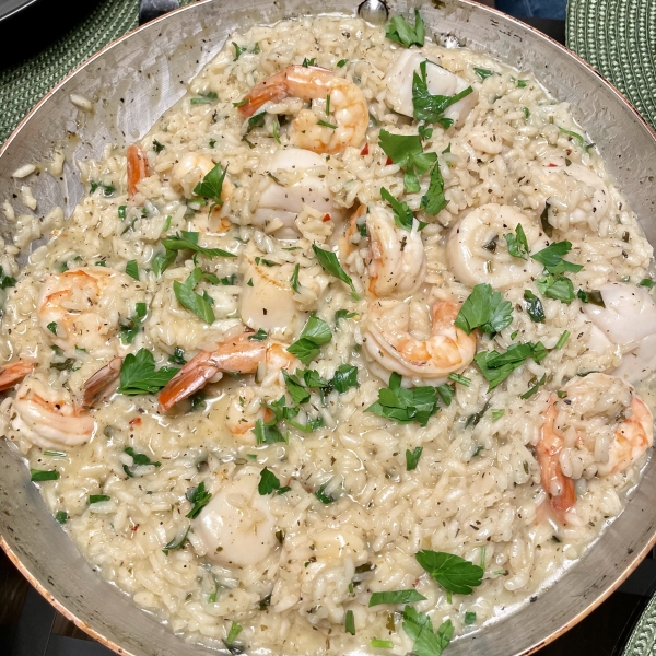 Italian Shrimp and Scallop Risotto