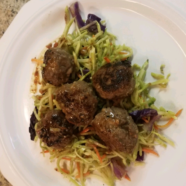 Honey-Garlic Moose Meatballs