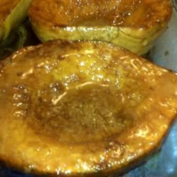 Golden Baked Acorn Squash