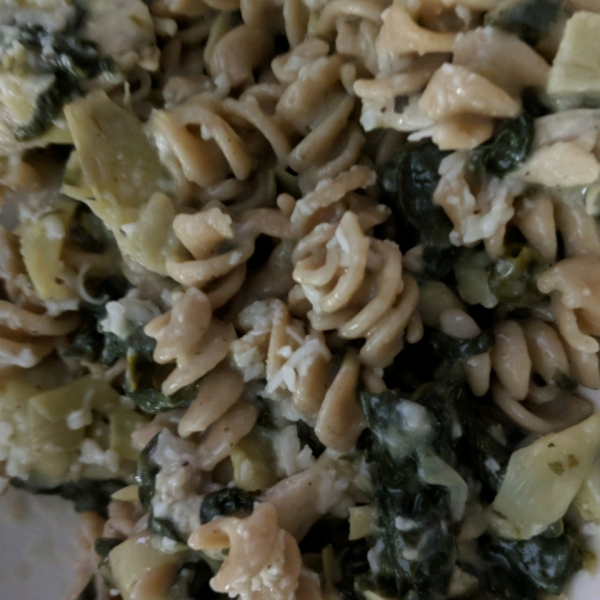 Chicken Pasta with Artichoke Hearts