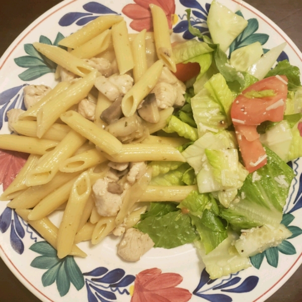 Chicken Pasta with Artichoke Hearts