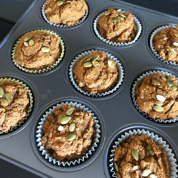 Low-Fat Vegan Pumpkin Chocolate Chip Muffins