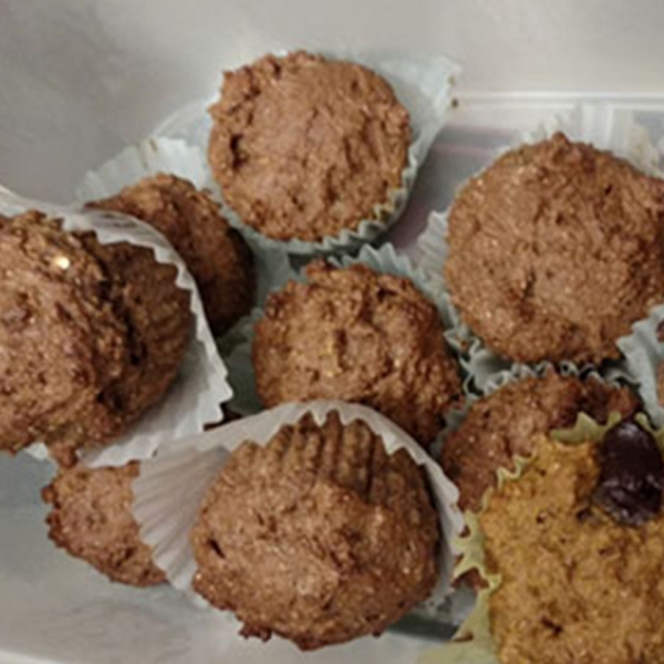 Low-Fat Vegan Pumpkin Chocolate Chip Muffins