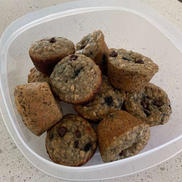 Banana Choco-Coconut Muffins