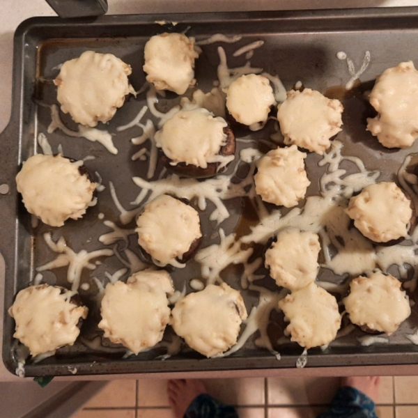 Stuffed Cream Cheese Mushrooms