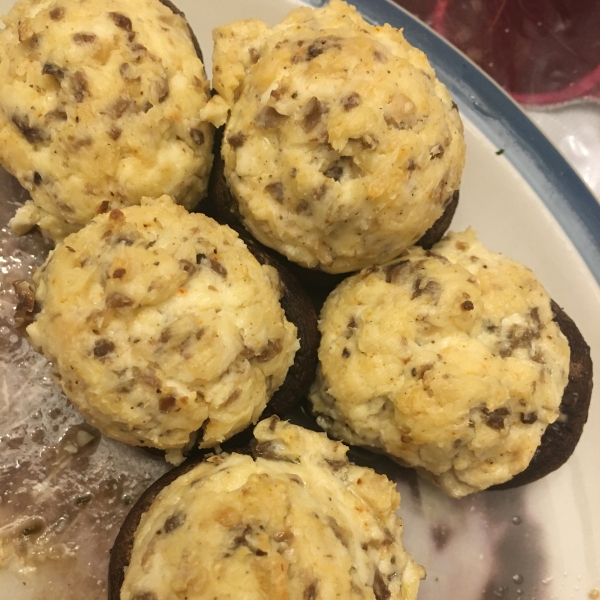 Stuffed Cream Cheese Mushrooms