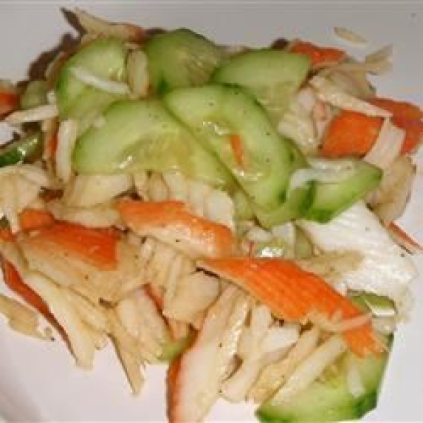 Asian Crab and Cuke Salad