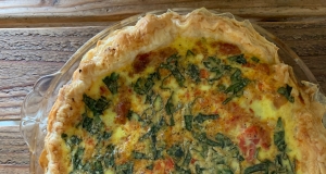 Caprese Quiche