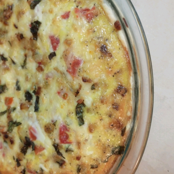 Caprese Quiche