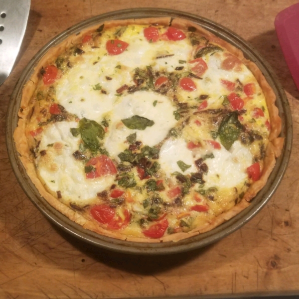 Caprese Quiche