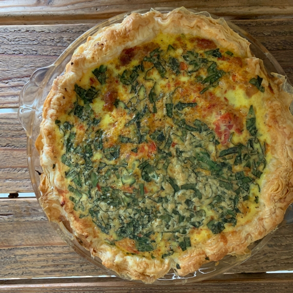 Caprese Quiche