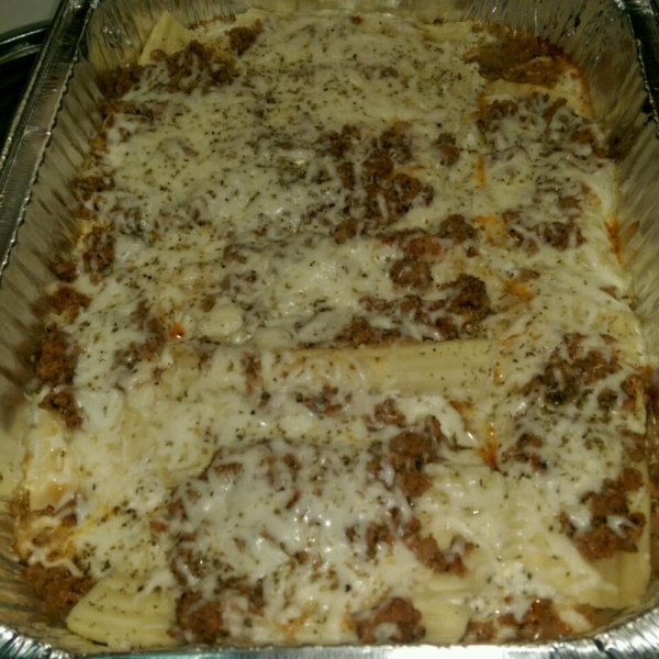 Cheese Stuffed Manicotti