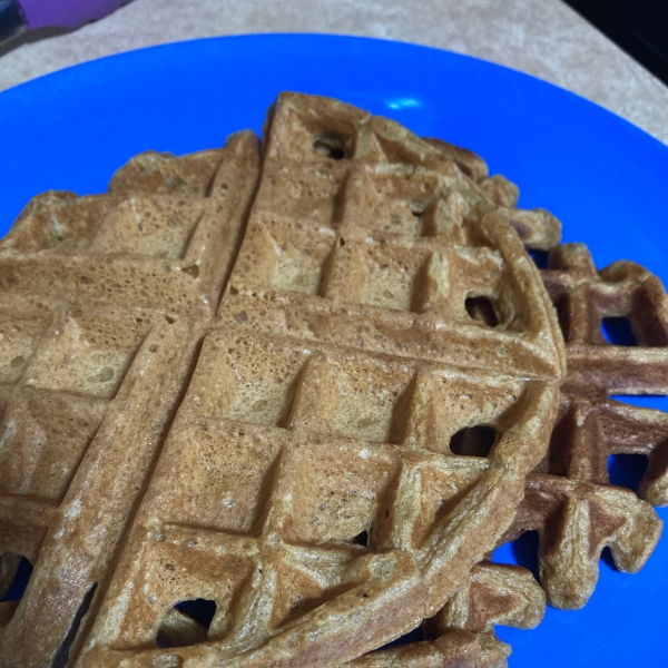 Perfect Pumpkin Spice Waffles