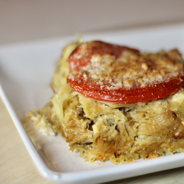 Rich and Savory Spaghetti Squash Casserole