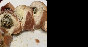 Prosciutto-Wrapped Cherry-Stuffed Chicken Breasts