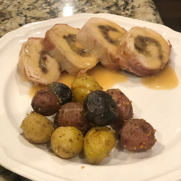 Prosciutto-Wrapped Cherry-Stuffed Chicken Breasts