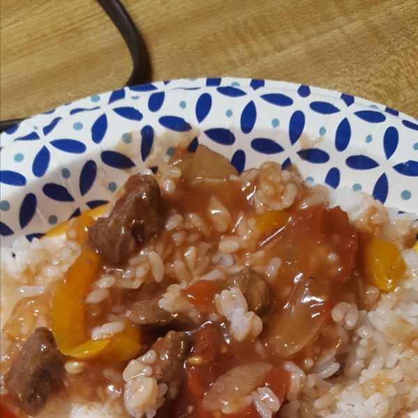 Slow-Cooker Pepper Steak