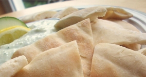 Baked Pita Triangles