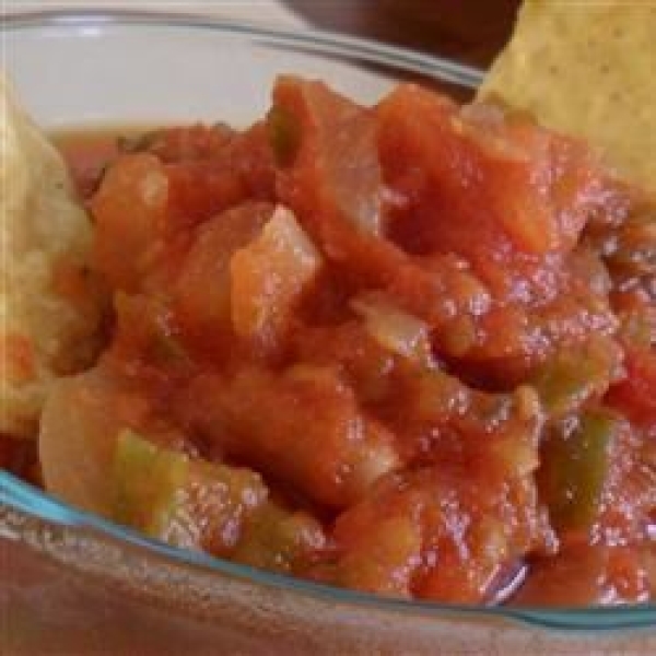 Sweet and Mild Cooked Tomato Salsa