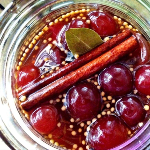 Pickled Grapes