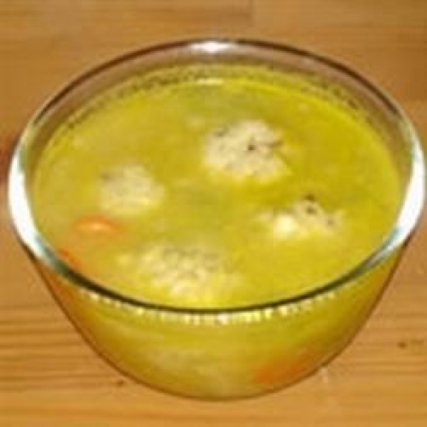 Passover Soup with Chicken Dumplings