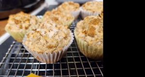 Coconut Mango Muffins with Candied Ginger