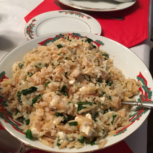 Sarah's Feta Rice Pilaf