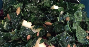 Kale Salad with Apple and Cranberries