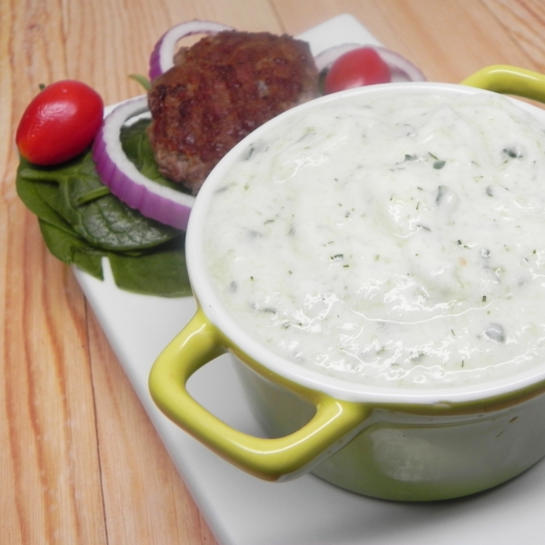 Super Garlicky Paleo Tzatziki