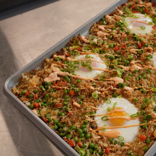 Sheet Pan Fried Rice