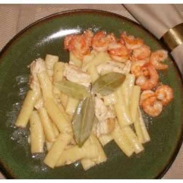 Chicken and Shrimp Linguine