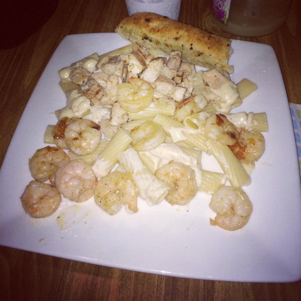 Chicken and Shrimp Linguine