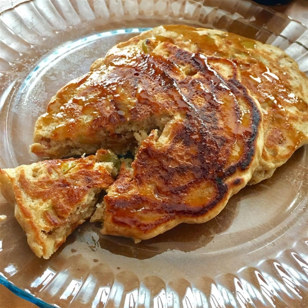 Bacon Bourbon Apple Pancakes
