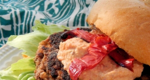 Tofu Walnut Burgers with Irish Stout