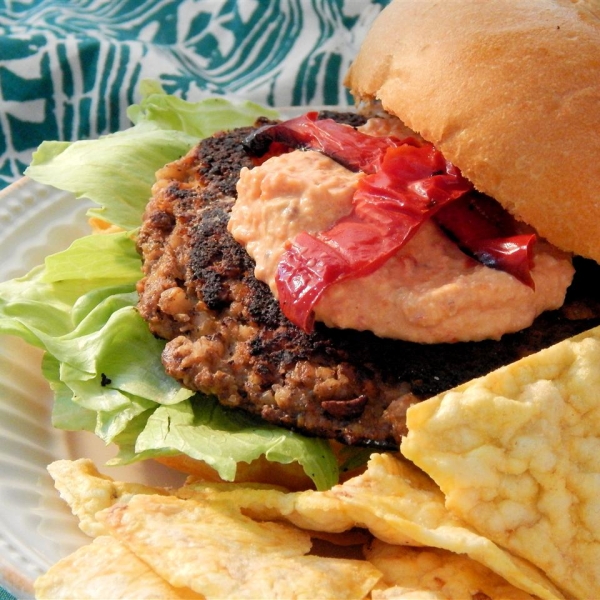 Tofu Walnut Burgers with Irish Stout