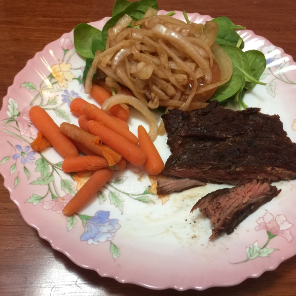 Grilled Stout Skirt Steak