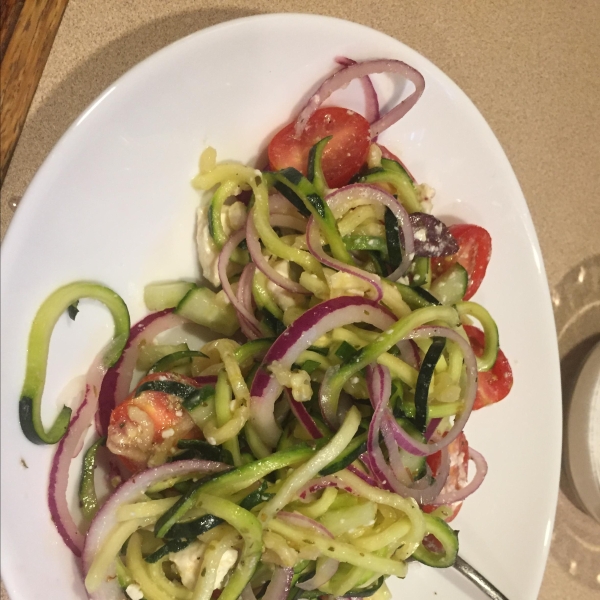 Greek Zoodle Salad