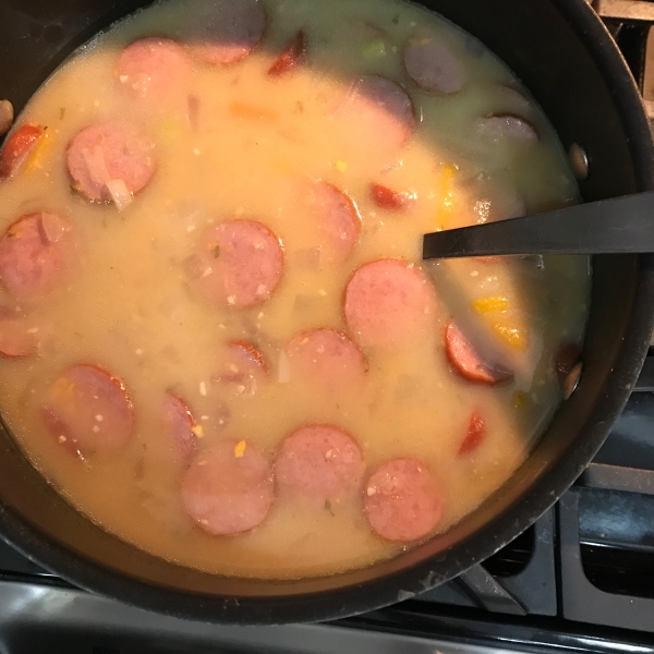 Creamy Kielbasa and Potato Soup