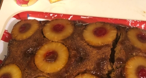 Spicy Pineapple Upside Down Cake