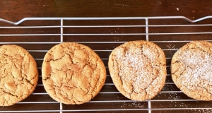 Healthier Big Soft Ginger Cookies