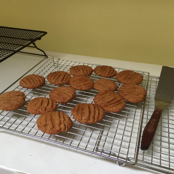 Healthier Big Soft Ginger Cookies