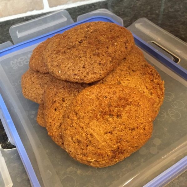 Healthier Big Soft Ginger Cookies