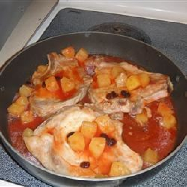 Bahama-Mama Pork Chops